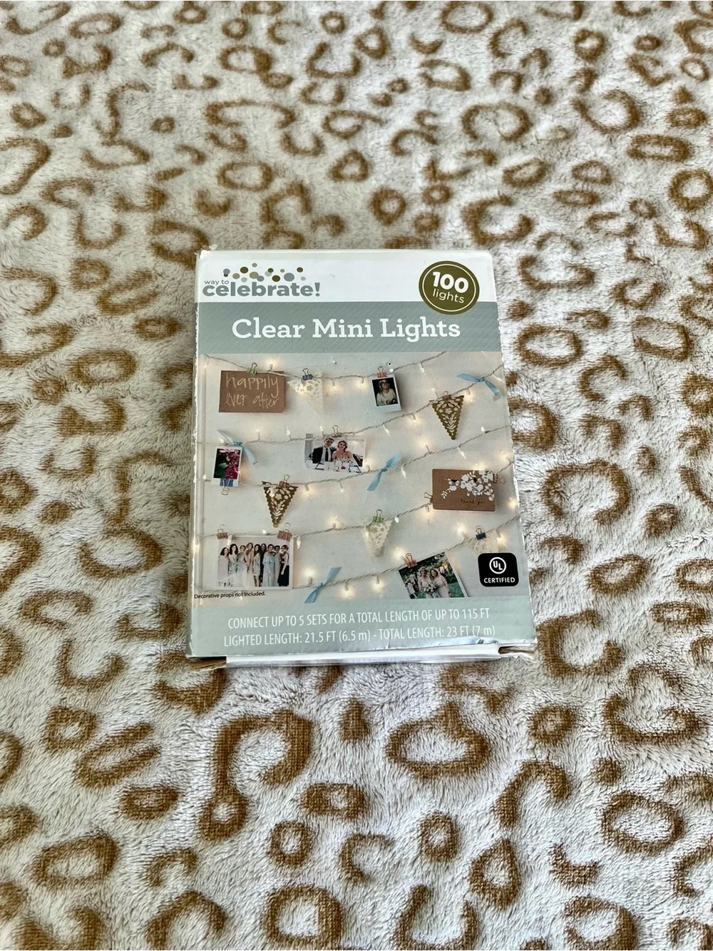 Clear Mini Lights - 100 Warm White LED String Lights